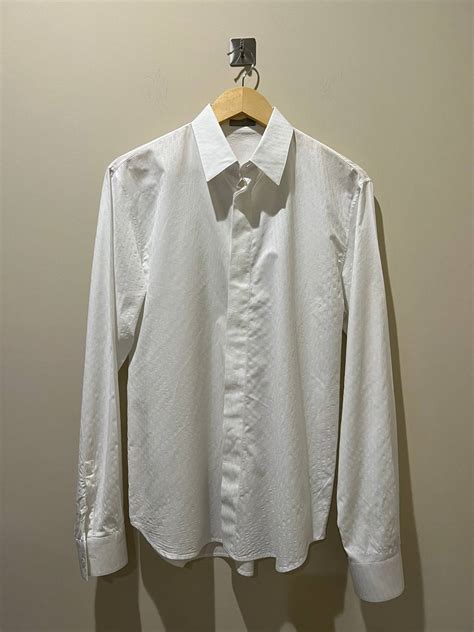 dior oblique button up shirt|dior designer dress shirts.